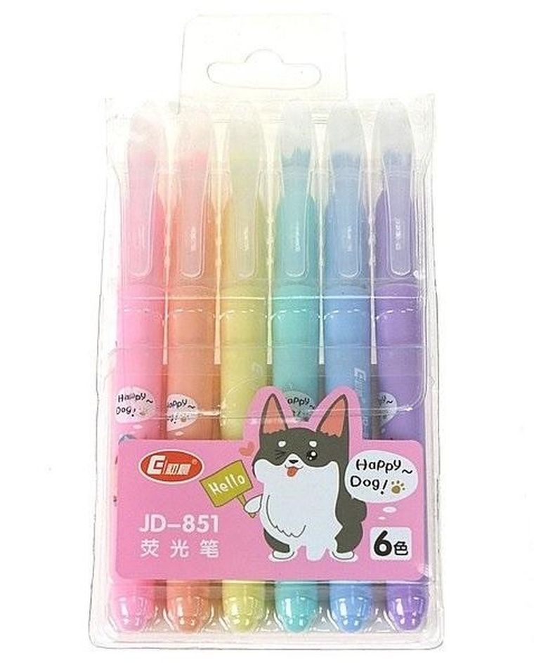 Adar, flamastry, 6 kolorów