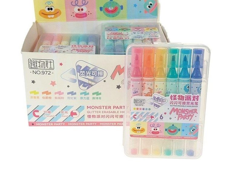 Adar, flamastry dwustronne, 6 kolorów