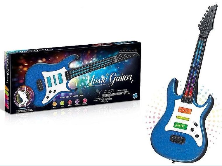 Adar, gitara na baterie światło i dźwięk