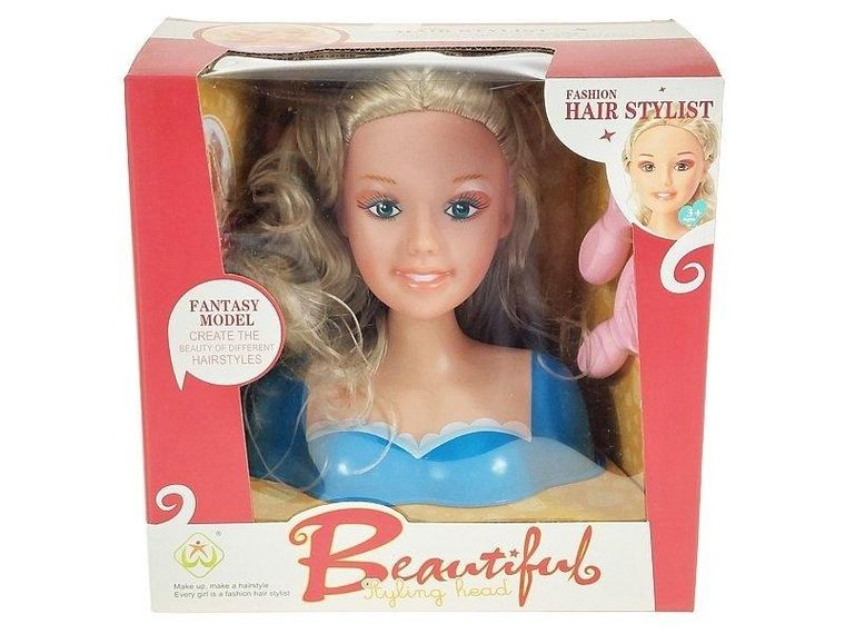 Adar, głowa do stylizacji fryzur, 24-19-14 cm