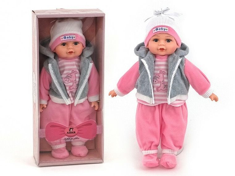 Adar, interaktywna lalka bobas, 35 cm