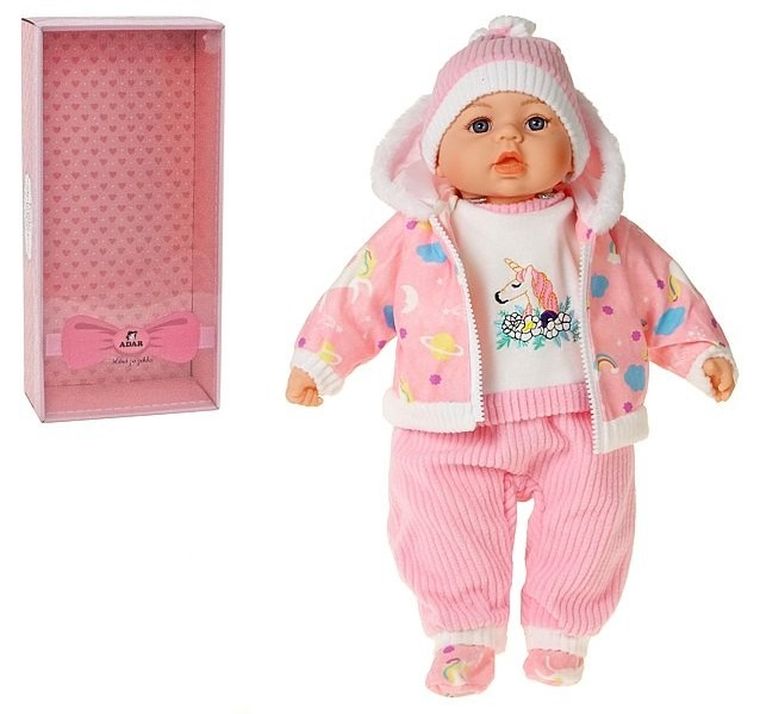 Adar, interaktywna lalka bobas, 45 cm