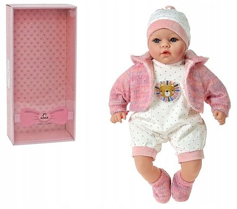 Adar, interaktywna lalka bobas, 45 cm