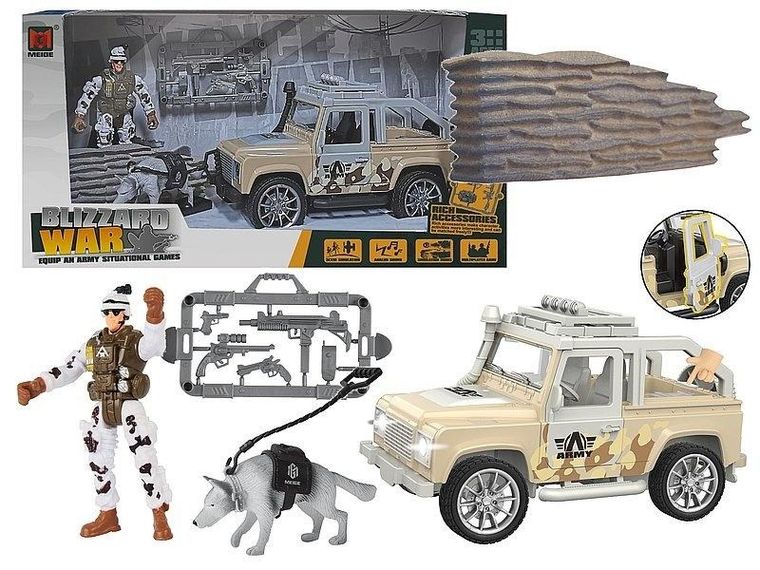 Adar, jeep wojskowy z akcesoriami