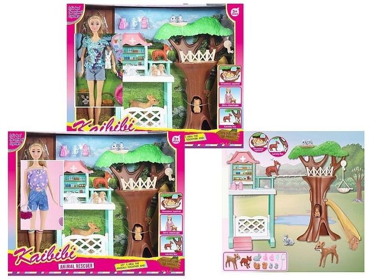 Adar, Kaibibi, lalka weterynarz ze zwierzętami, 29 cm