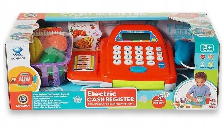 Adar, kasa sklepowa, światło i dźwięk