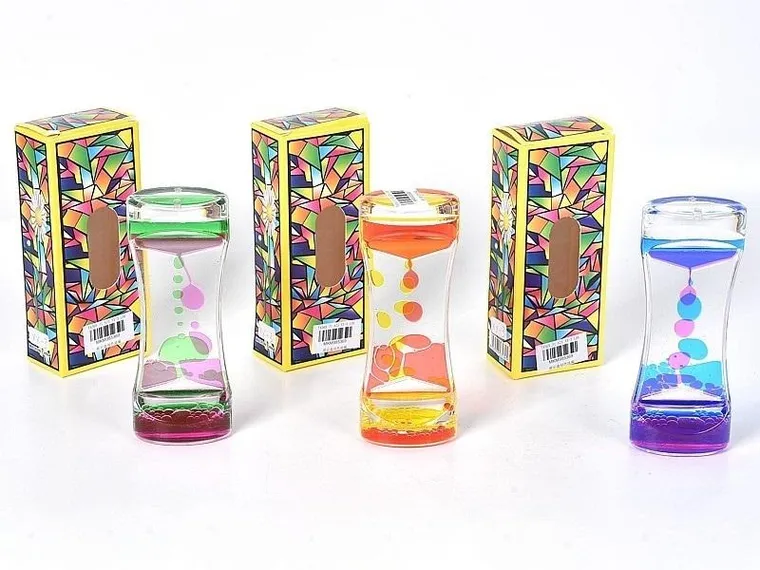 Adar, klepsydra z płynnym żelem, 14-5-3 cm