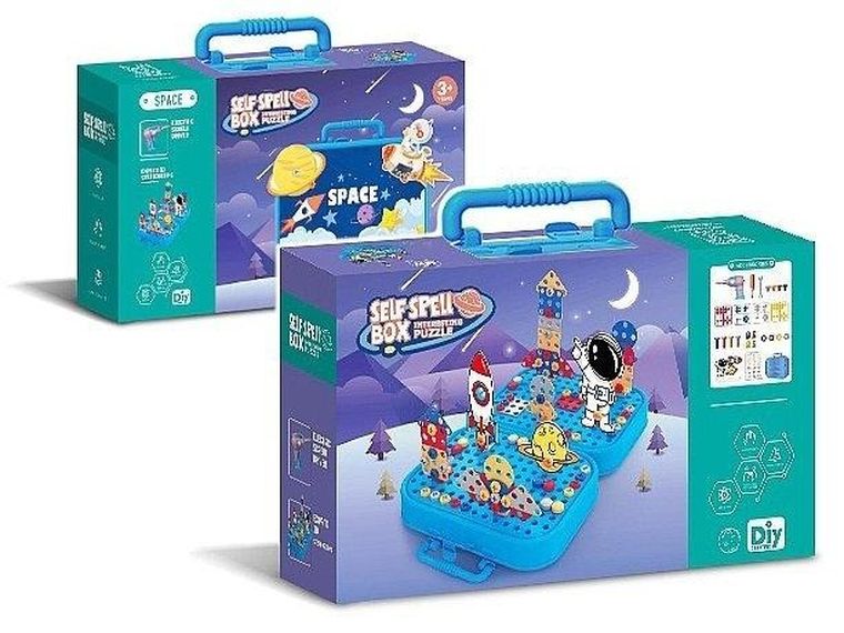 Adar, klocki do wkręcania z walizką