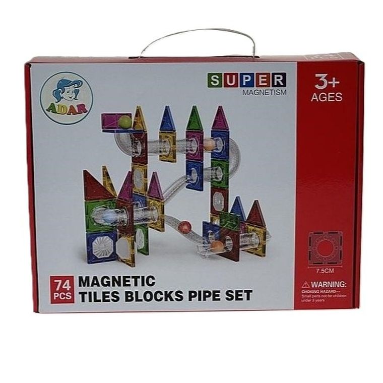 Adar, klocki magnetyczne, 74 elementów