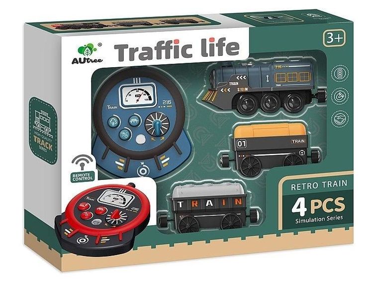 Adar, kolejka elektryczna, zdalnie sterowana, 4 elementy