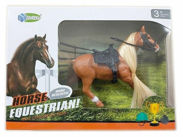 Adar, koń z długą grzywą, figurka