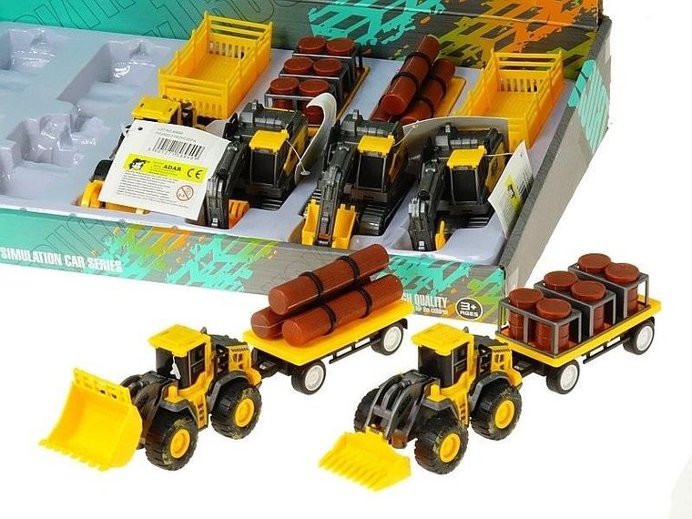 Adar, koparka z przyczepą, pojazd budowlany