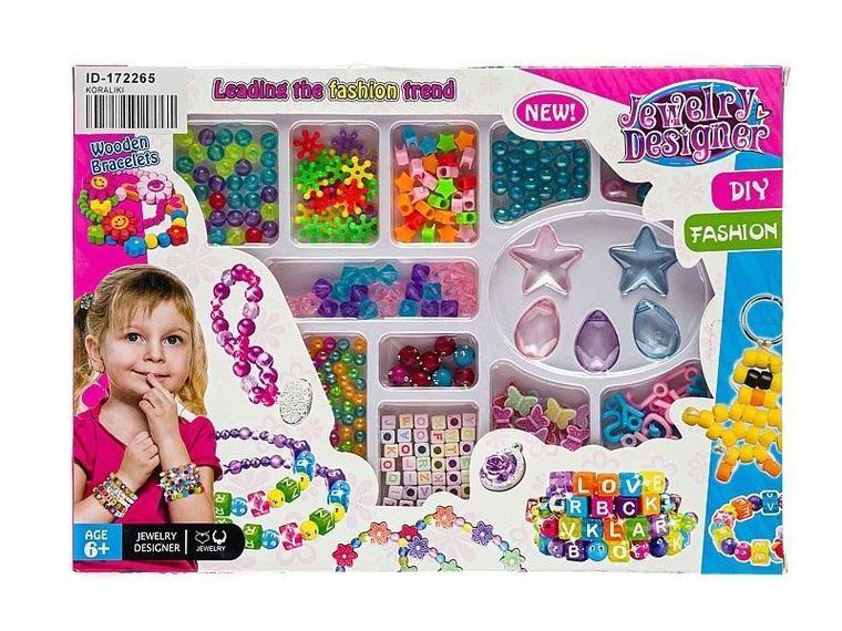 Adar, koraliki do tworzenia bransoletek, zestaw kreatywny