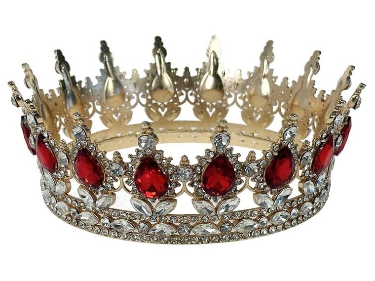 Adar, korona, diadem metalowy, 1 szt.