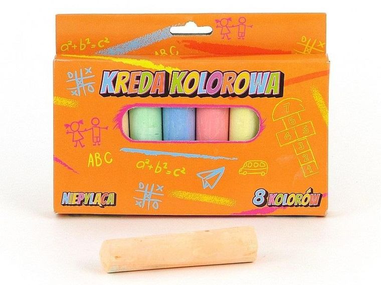 Adar, kreda chodnikowa, 8 kolorów