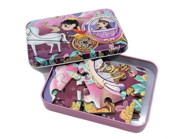 Adar, Księżniczka, puzzle w metalowym pudełku, 35 elementów