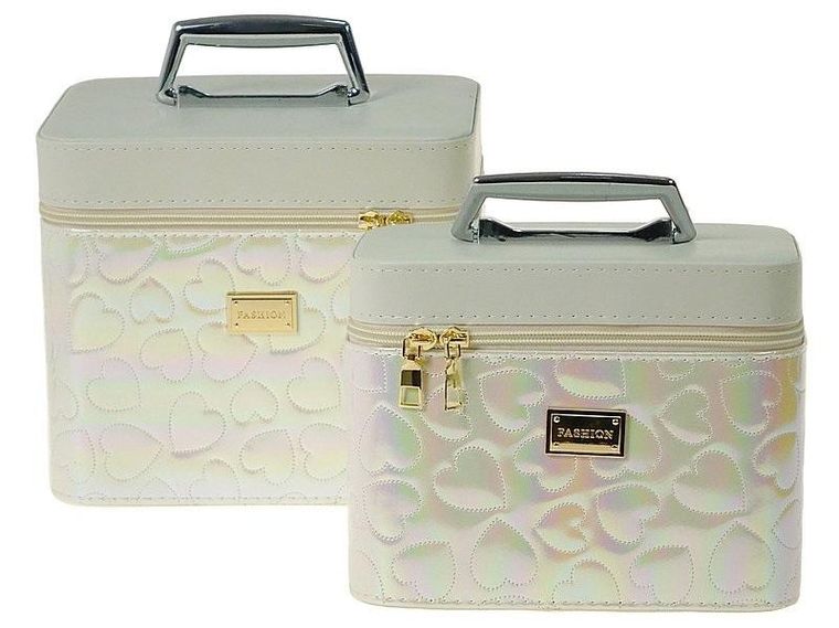 Adar, kuferek L z lusterkiem na zamek, 23-18-15 cm