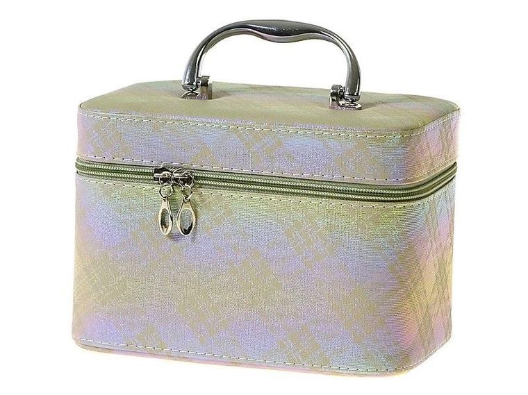 Adar, kuferek M, walizka z lusterkiem na zamek, 21-14-13 cm