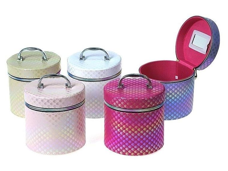 Adar, kuferek z lusterkiem na zamek, 17-17-16 cm, 1 szt.