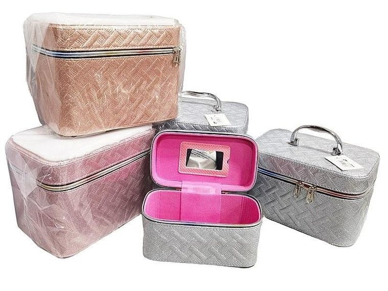 Adar, kuferek z lusterkiem na zamek, L, 23-17-15 cm