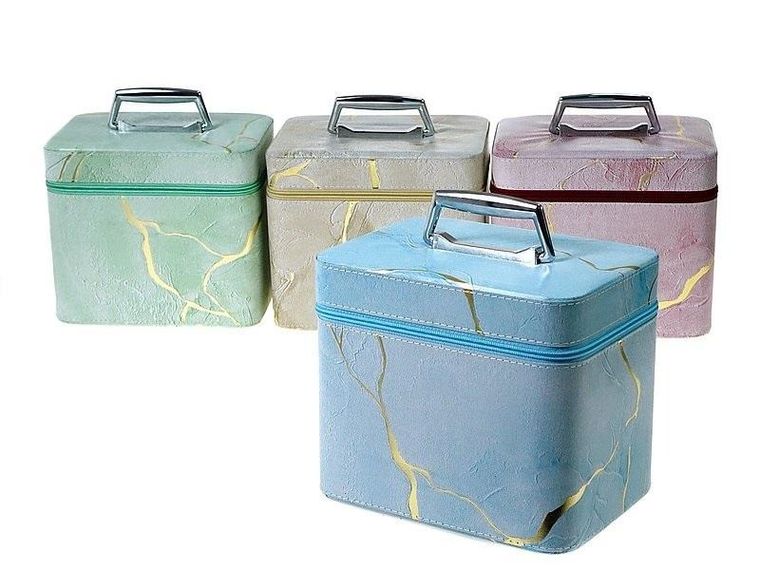 Adar, kuferek z lusterkiem na zamek, L, 23-18-15 cm