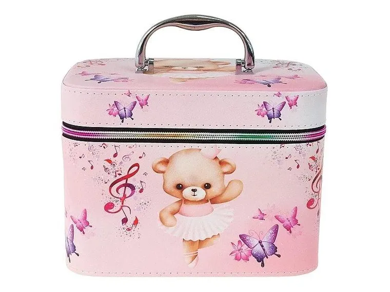 Adar, kuferek z lusterkiem na zamek, rozmiar M, 21-14-11,5 cm