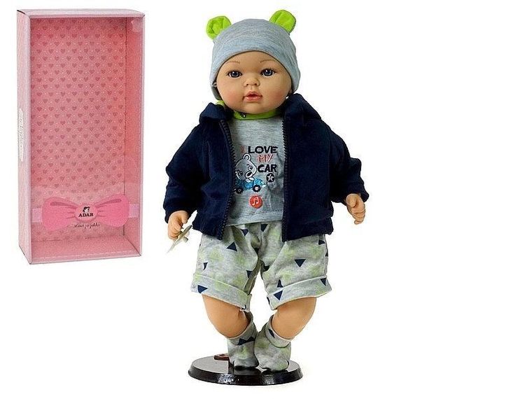 Adar, lalka bobas śpiewa i mówi po polsku, 45 cm