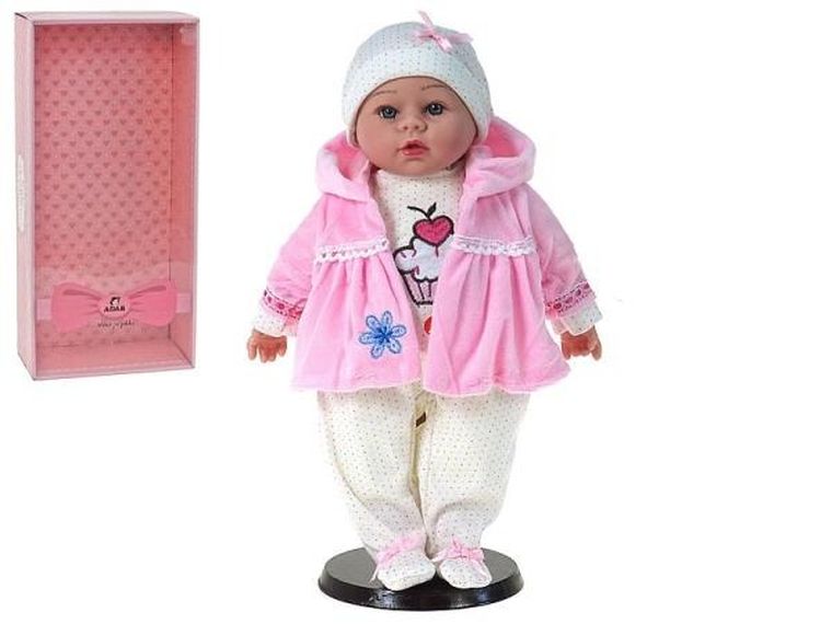 Adar, lalka interaktywna, strój w kropki