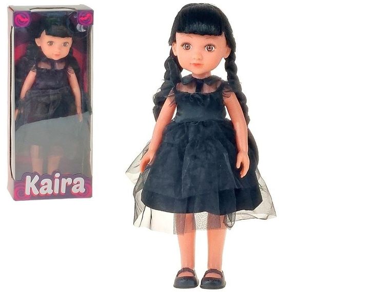 Adar, lalka w czarnej sukni, 33 cm