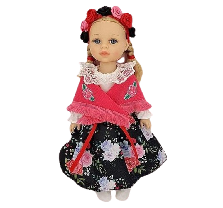 Adar, lalka w stroju ludowym, 38 cm