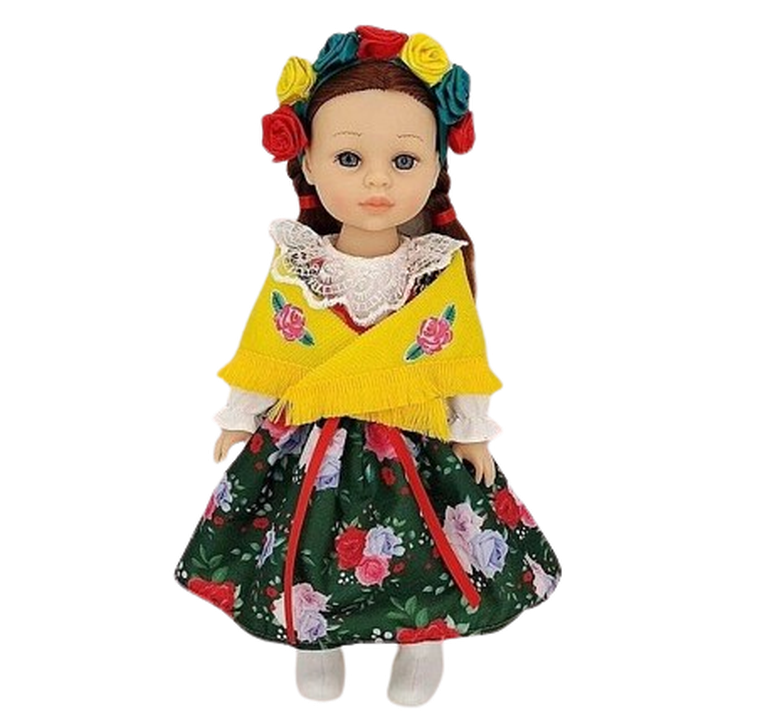 Adar, lalka w stroju ludowym, 38 cm