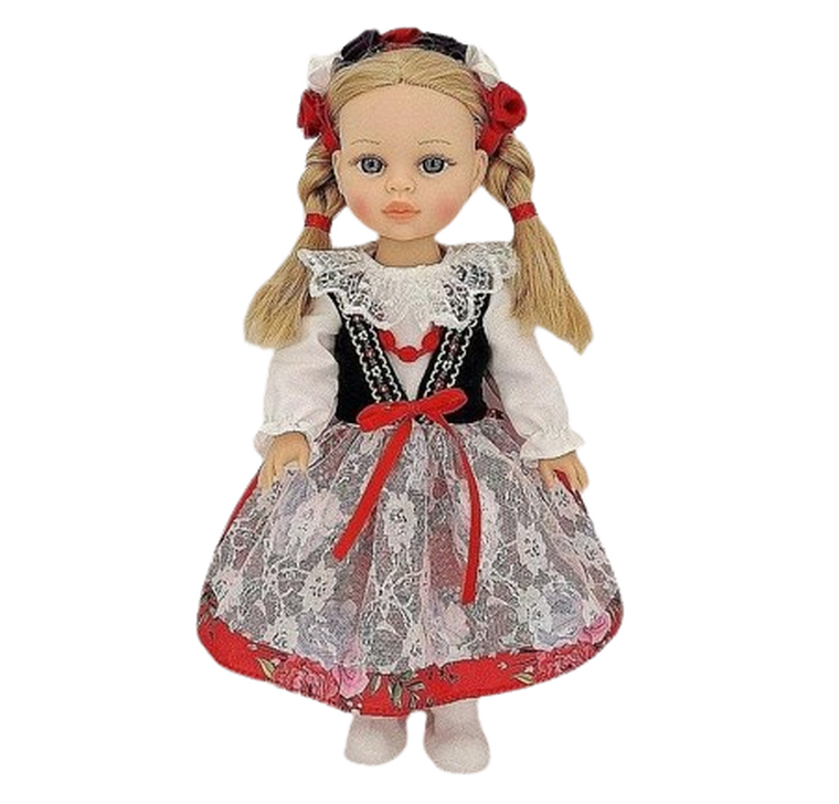Adar, lalka w stroju ludowym, 38 cm