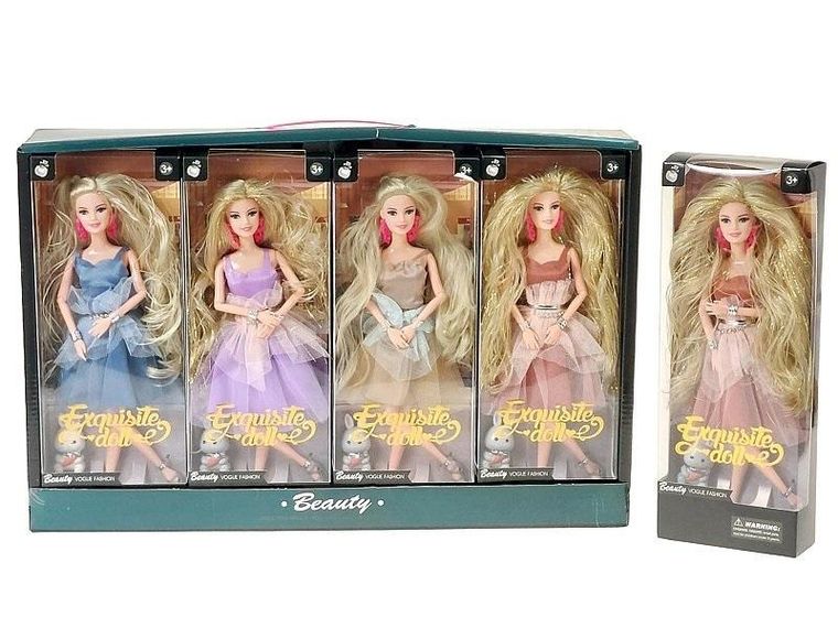 Adar, lalka w sukni balowej z królikiem, 28 cm, 1 szt.