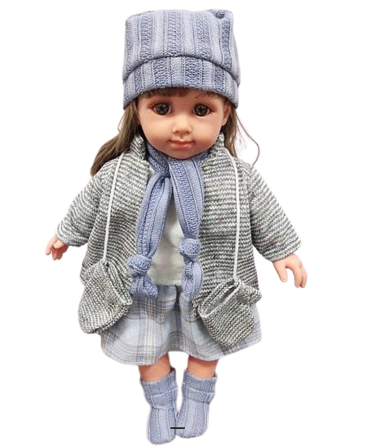 Adar, lalka w zimowym ubranku, 35 cm