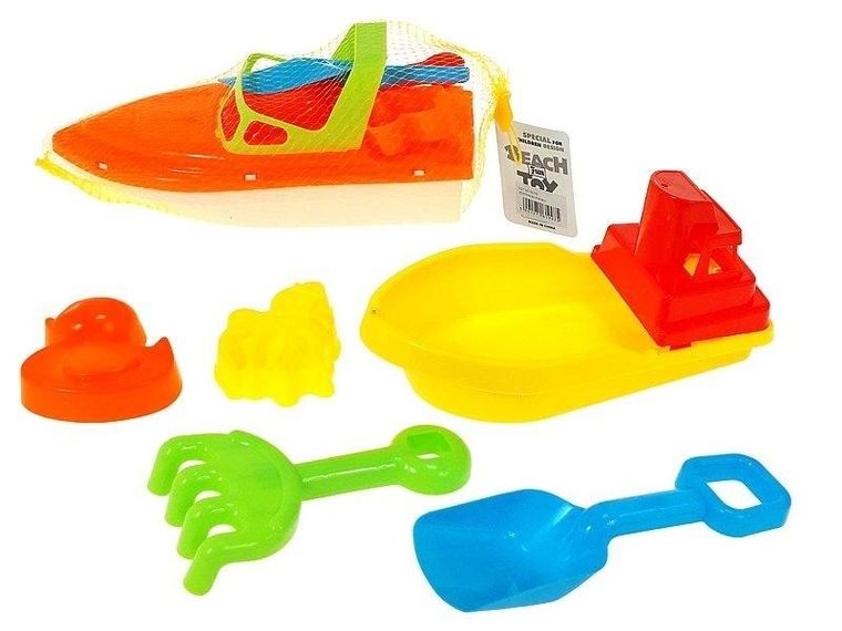 Adar, łódź ratunkowa, interaktywny zestaw do piasku