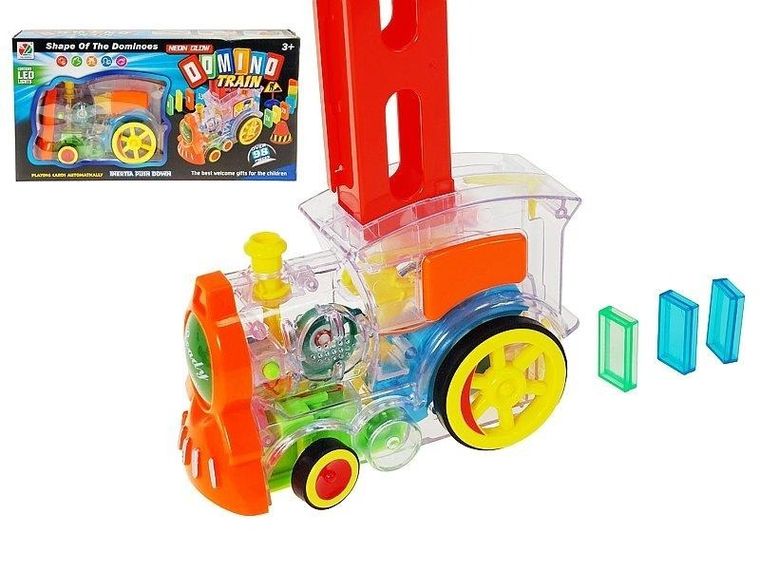 Adar, lokomotywa ustawiająca domino