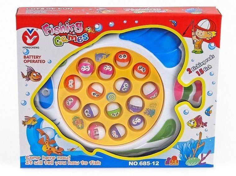 Adar, łowienie rybek, interaktywna gra zręcznościowa