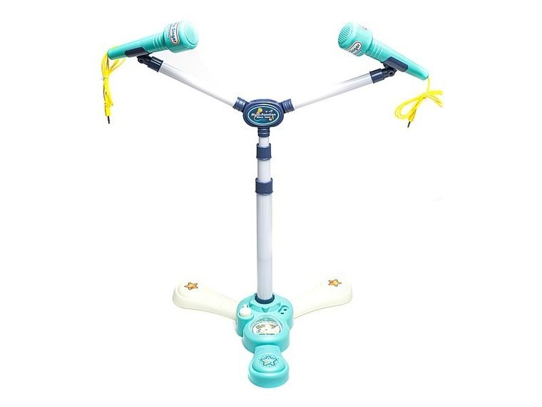 Adar, mikrofon karaoke, niebieski