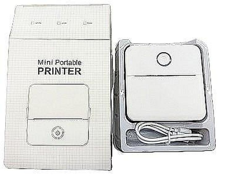 Adar, mini drukarka, przenośna, USB