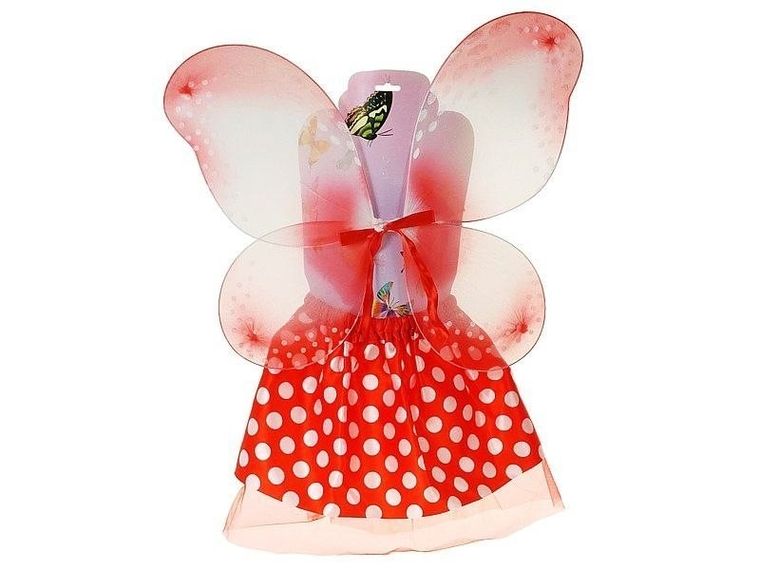 Adar, Motylek, strój, czerwony