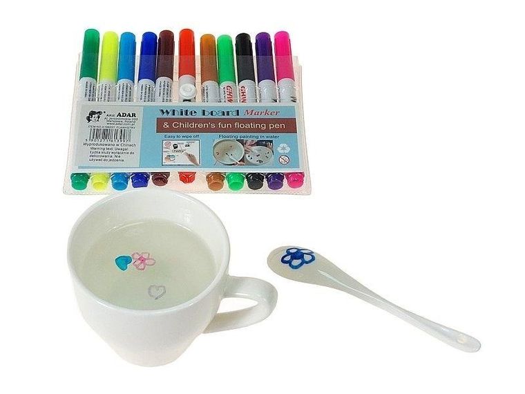 Adar, mrekry do malowania po wodzie z łyżką, 11 kolorów