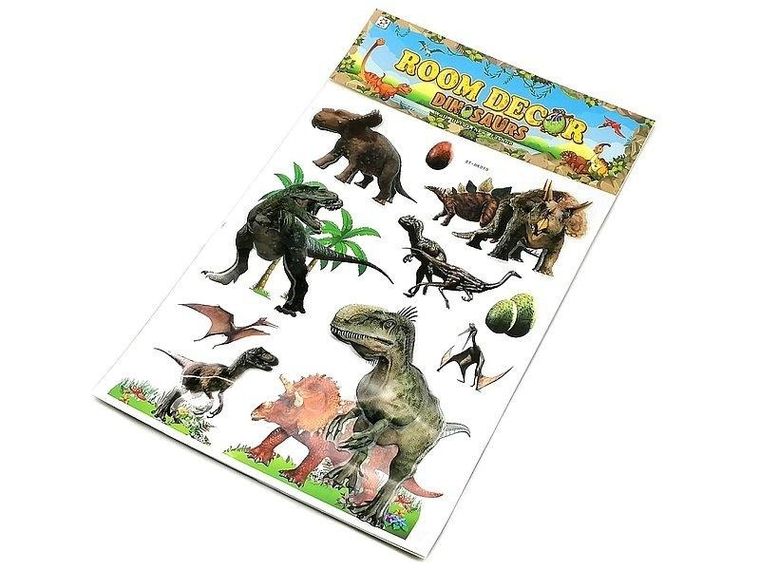 Adar, naklejki 3D na ścianę, dinozaury, 50-31 cm