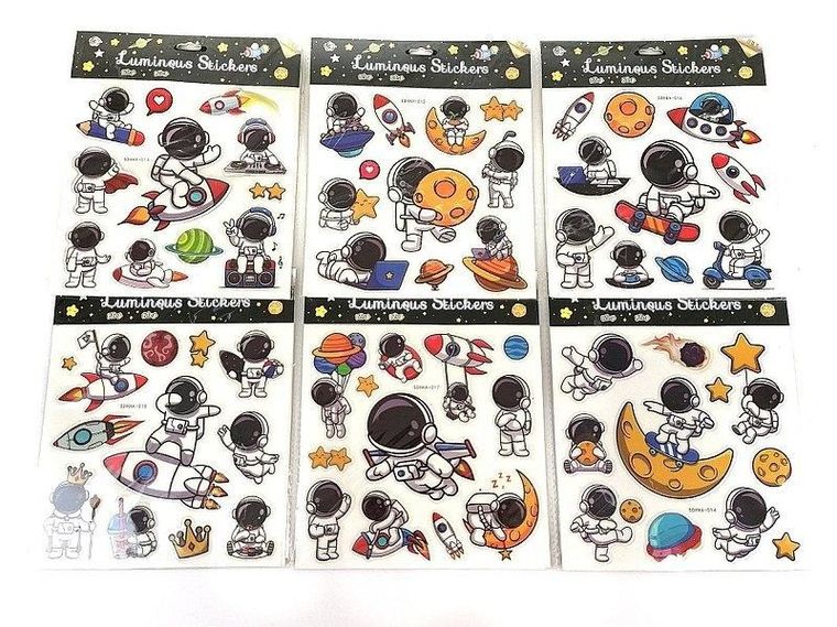 Adar, naklejki fluo, 1 szt.