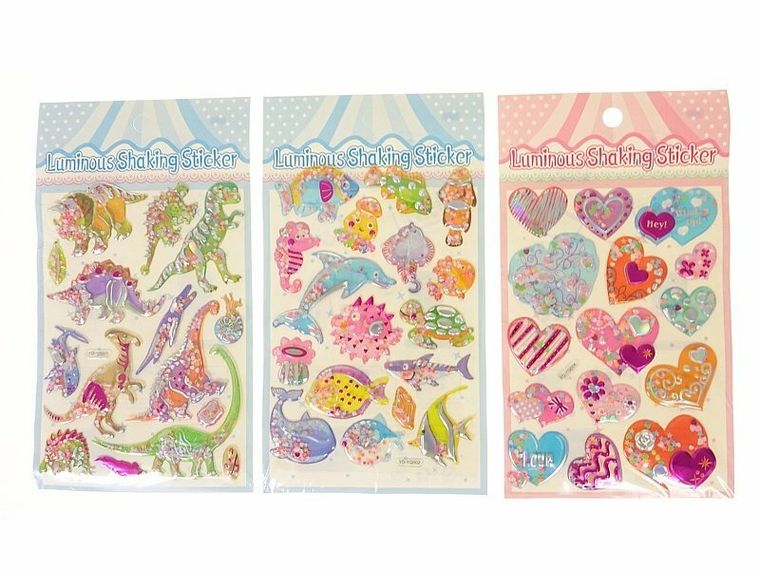 Adar, naklejki wypukłe