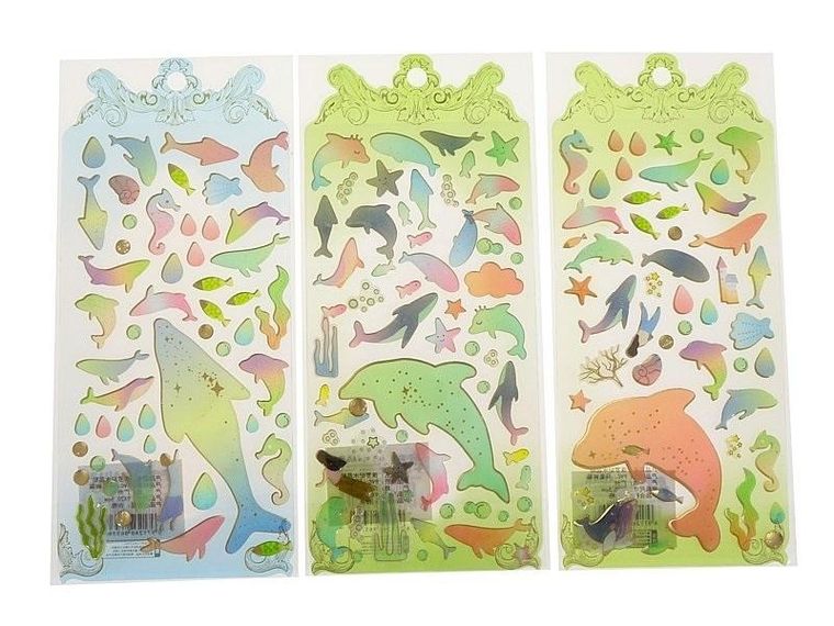 Adar, naklejki wypukłe