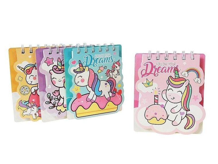 Adar, notes na spirali, jednorożec, 1 szt.