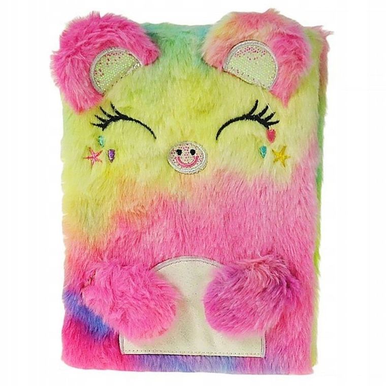 Adar, notes pluszowy, miś, A5, 1 szt.