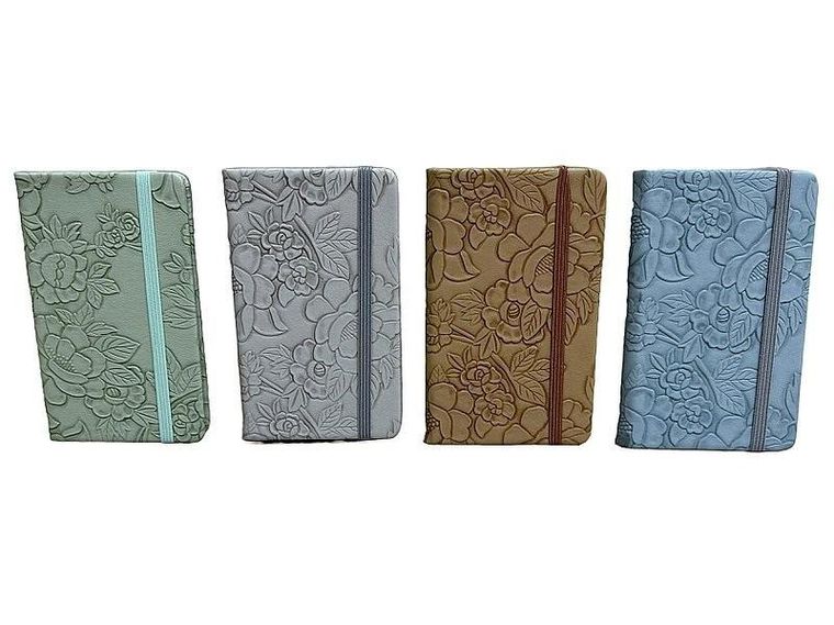 Adar, notes z gumką, kwiaty, 1 szt.