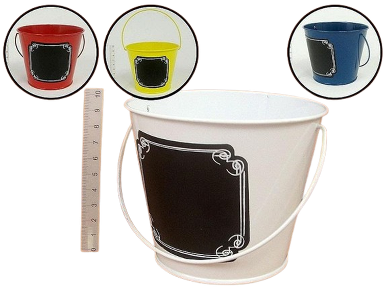 Adar, organizer na kredki, wiaderko metalowe