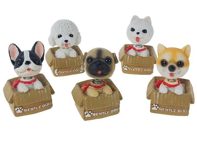 Adar, Piesek, ceramiczna figurka z ruchomą głową, 1 szt.